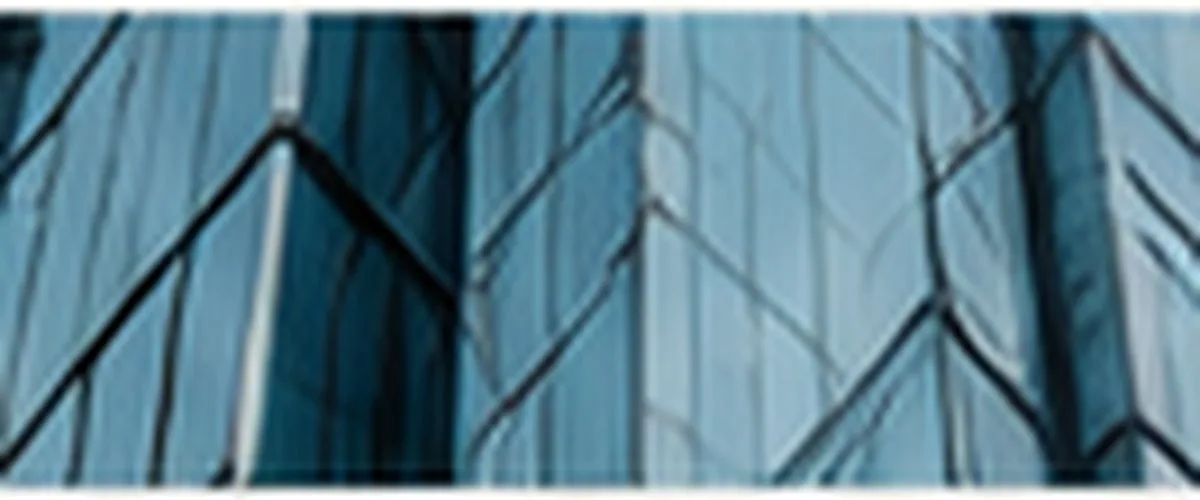 Modern glass architecture representing structure, clarity and professional growth