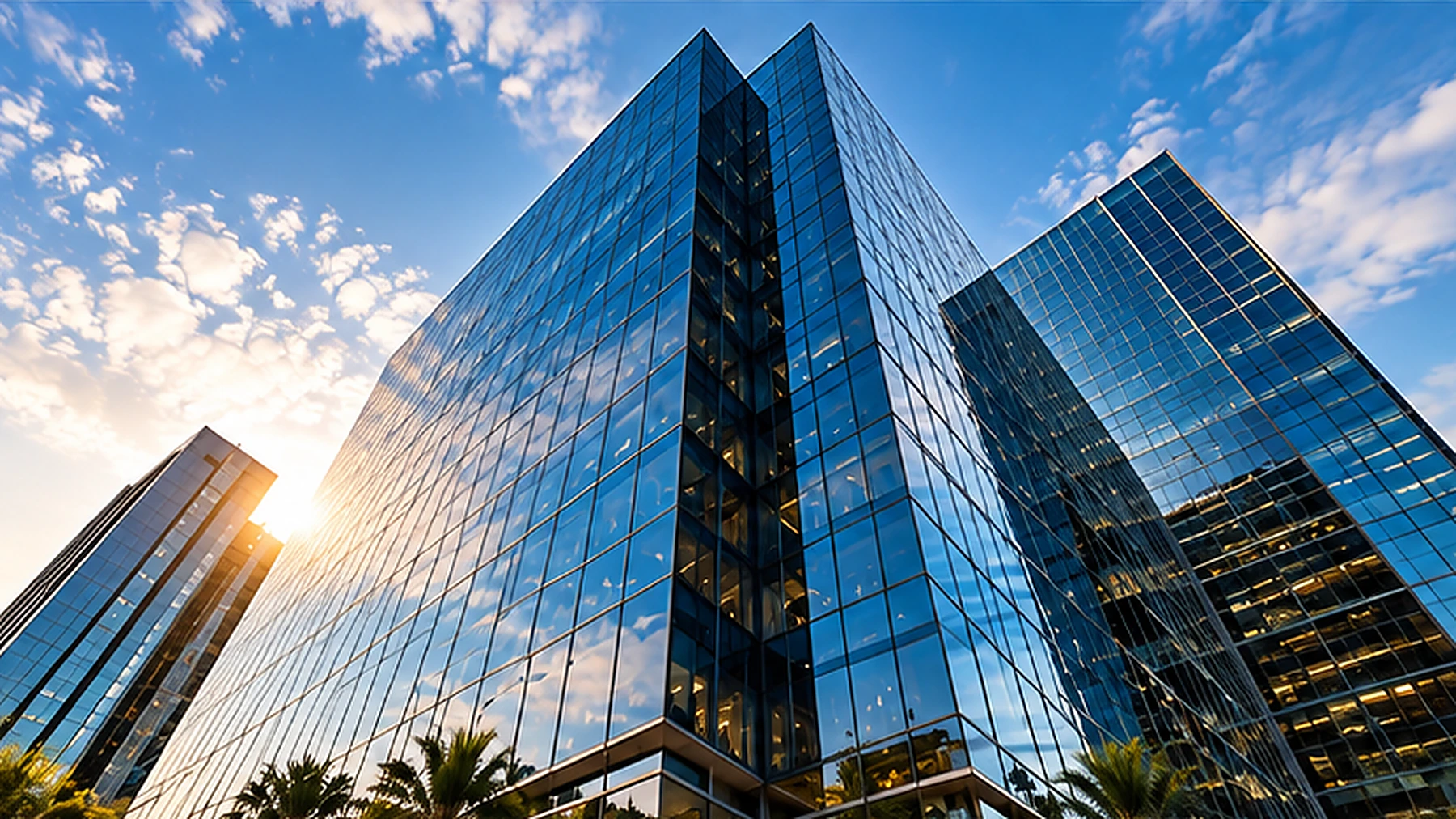Modern glass architecture representing structure, clarity and professional growth