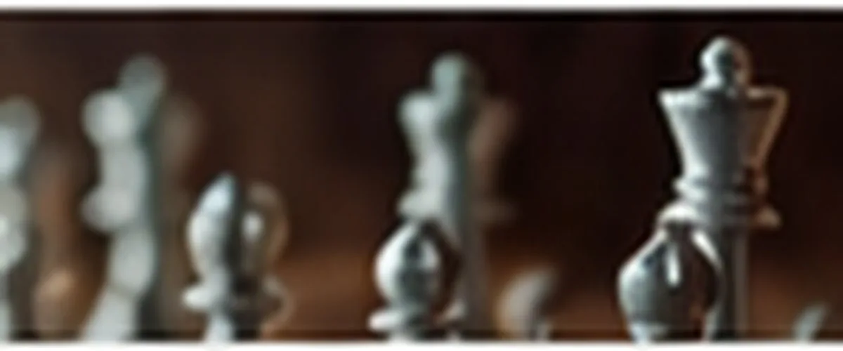 Strategic chess pieces representing structured thinking and long-term business decisions